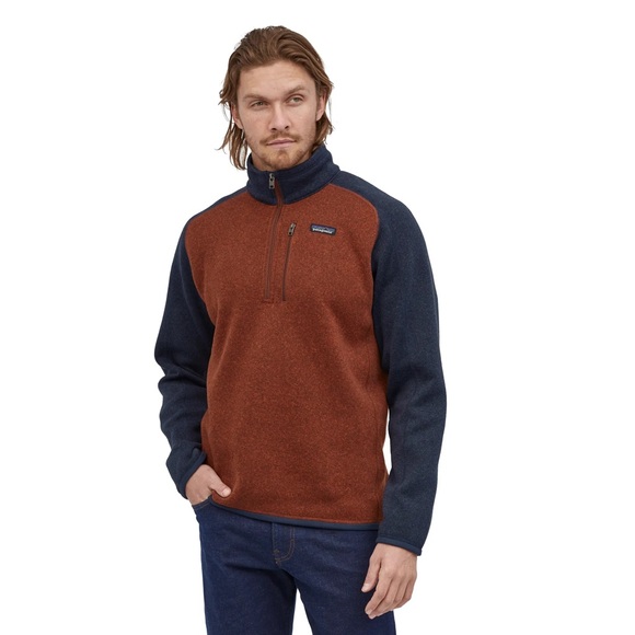 🏔️ Patagonia - Men's Better Sweater 1/4 zip Fleece Pullover - Picture 1 of 5